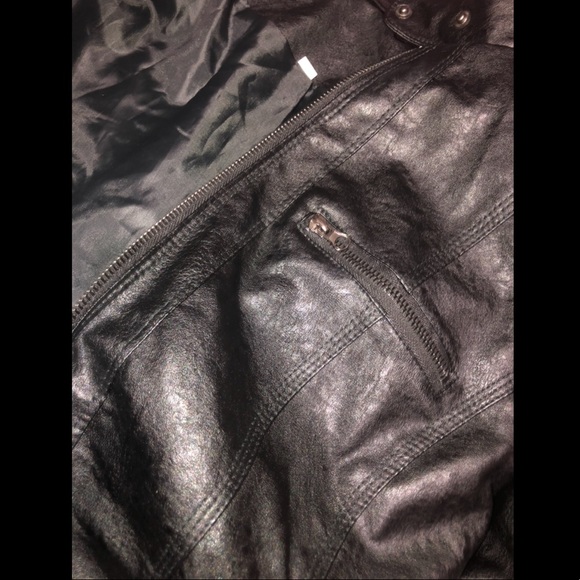 Faux Leather Jacket(PERFECT condition) - Picture 6 of 6